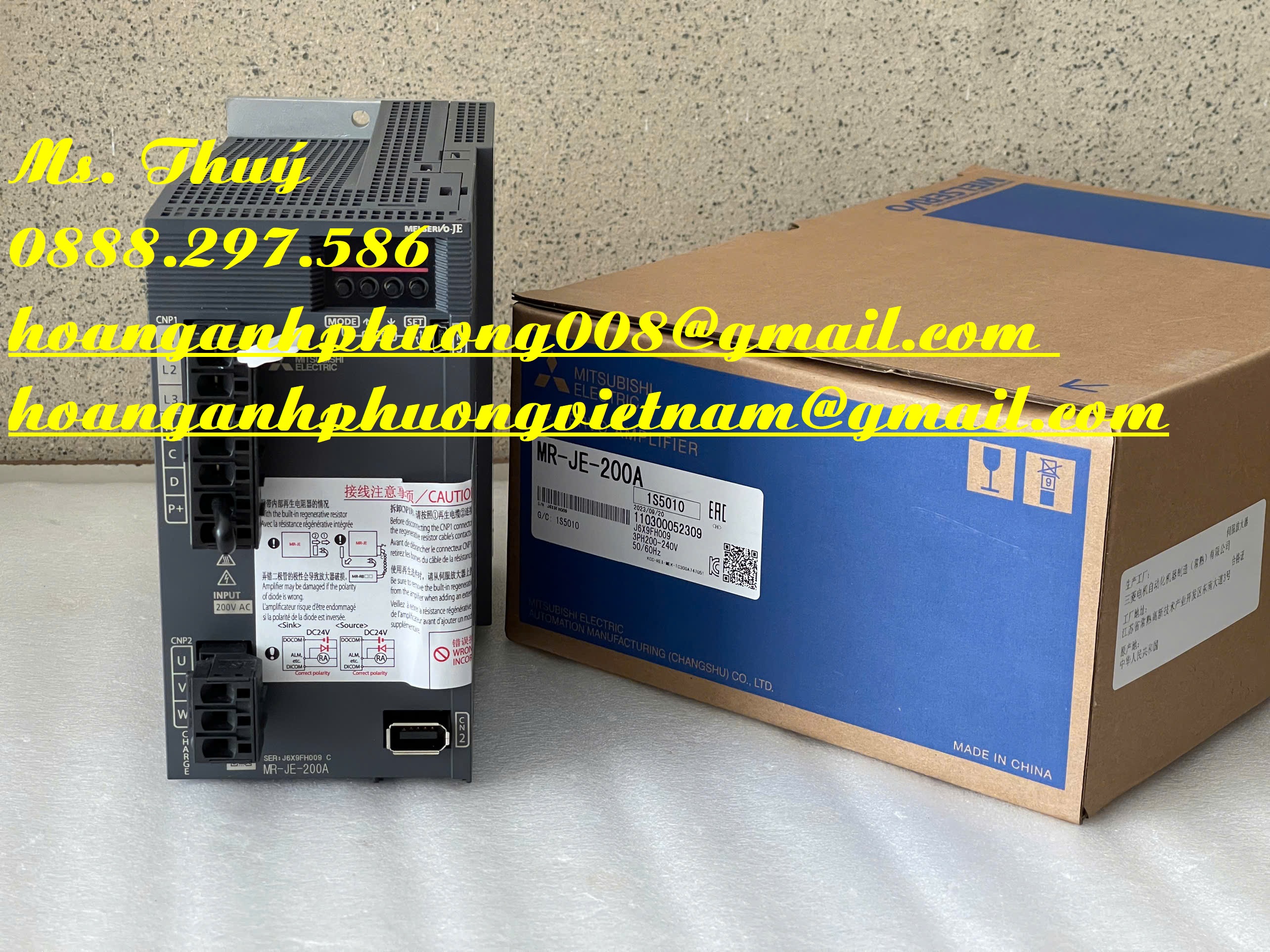 Chuẩn hàng Japan - Bộ điều khiển MR-JE-200B - Mới 100%